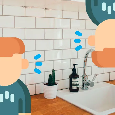 ¿Cómo aislar el ruido del baño del vecino?