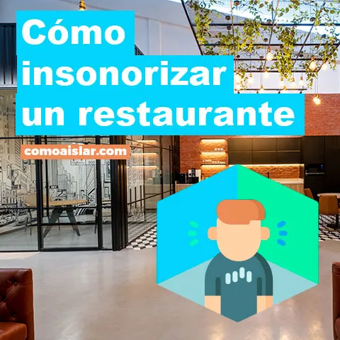 insonorizar restaurante