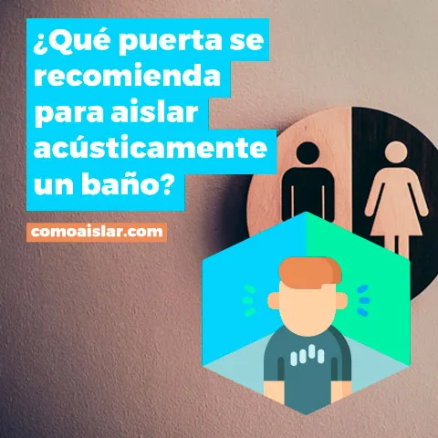 puerta aislar baño